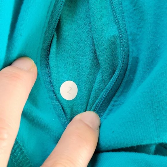 Lululemon Full Zip teal Jacket Size 2 - Picture 6 of 10